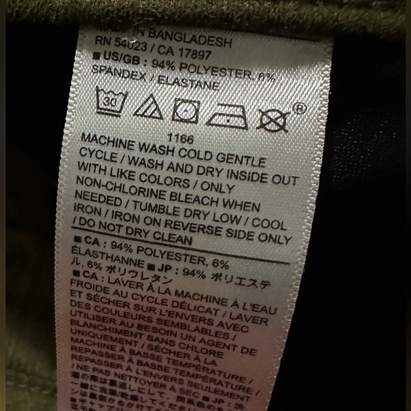 175 Banana Republic | NWT Women’s Olive Green High-Rise Skinny Pants (Size 25/0) - Picture 9 of 13